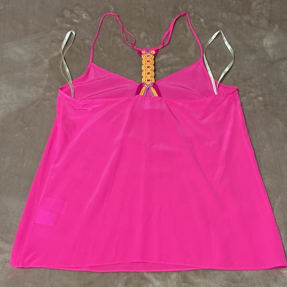 LILLY PULITZER HOT PINK RACERBACK TANK - Picture 4 of 8